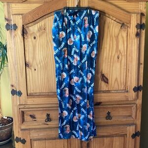 Men The Golden Girls Stay Golden blue pajama lounge pants size S